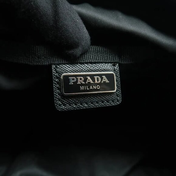 PRADA Black Nylon Clutch 412-022725 - Picture 10 of 12